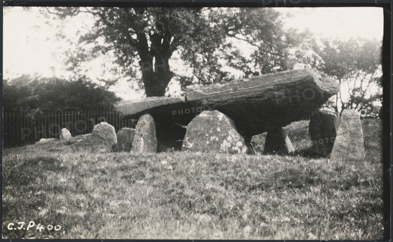 Arthur's Stone, Arthur's Stone Lane, Dorstone, Herefordshire, 1929. Creator: Royal Commission on the Historical Monuments of England.