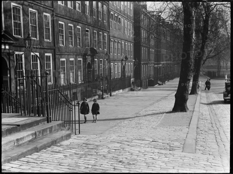 King's Bench Walk, Inner Temple, City and County of the City of London, GLA, 1930s. Creator: Charles William  Prickett.