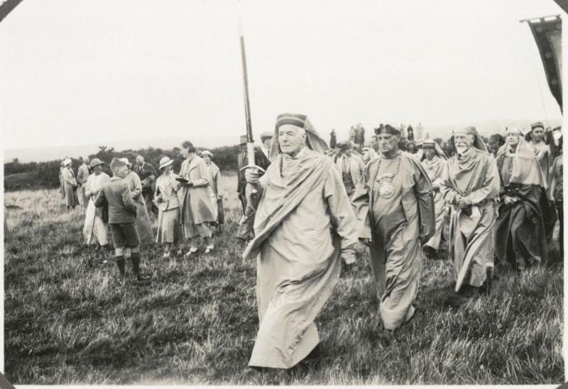 Gorsedh Kernow, Castle Killibury Camp, Egloshayle, Cornwall, 1936. Creator: Unknown.