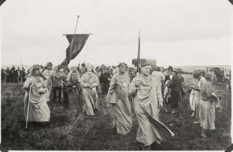 Gorsedh Kernow, Castle Killibury Camp, Egloshayle, Cornwall, 1936. Creator: Unknown.