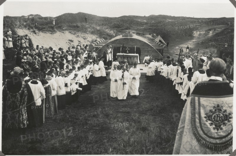 St Piran's Oratory, Penhale Sands, Perranzabuloe, Cornwall, 1936. Creator: Unknown.