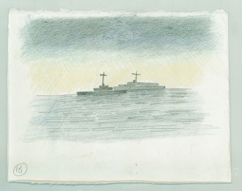 German naval bombardment of Scarborough, North Yorkshire, 1914 (2014). Creator: Judith Dobie.