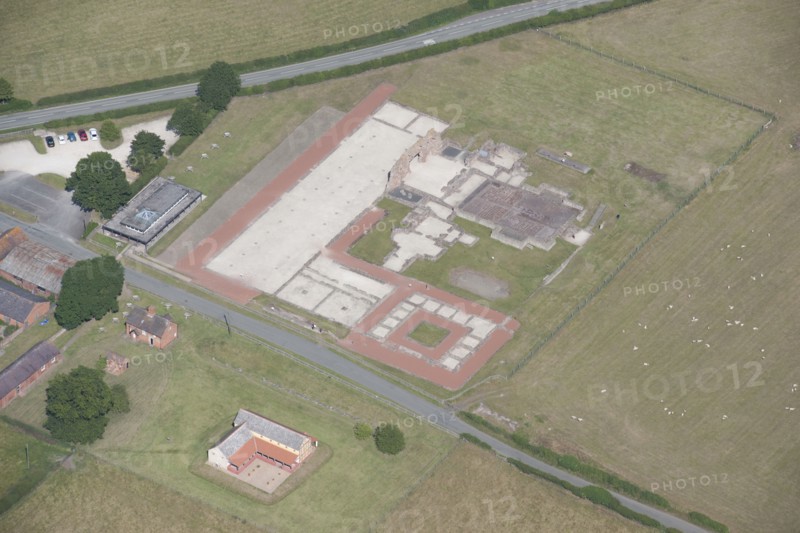 Wroxeter Roman city baths, Shropshire, 2015. Creator: Historic England.