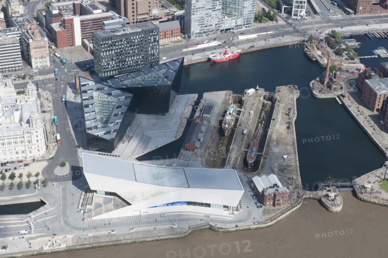Canning Dock and the Museum of Liverpool, Liverpool, 2015. Creator: Historic England.