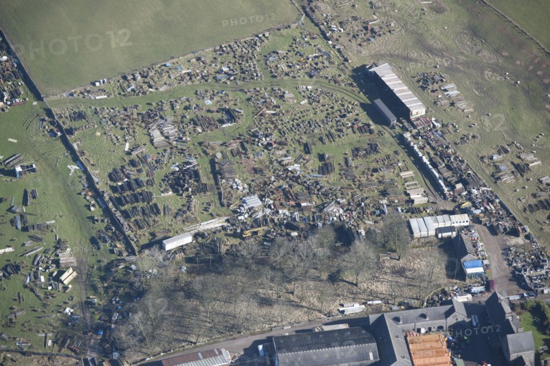Scrap yard, Staffordshire, 2015. Creator: Historic England.