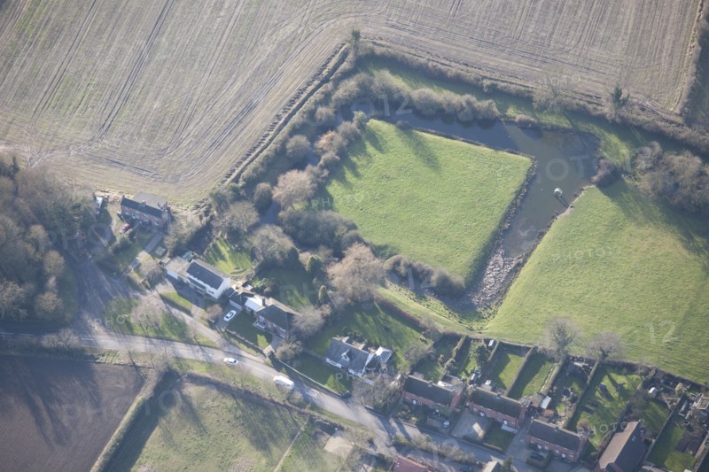 Water filled moat, Coddington, Nottinghamshire, 2015. Creator: Historic England.