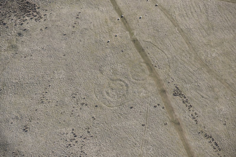 Uplaw Knowe palisaded settlement, Northumberland, 2015. Creator: Historic England.