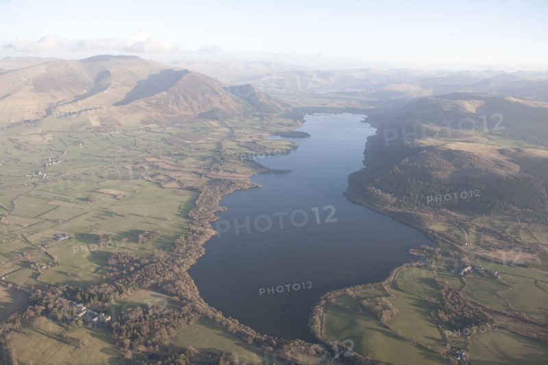 Bassenthwaite Lake and Skiddaw, from the north-west, Cumbria, 2015. Creator: Historic England.