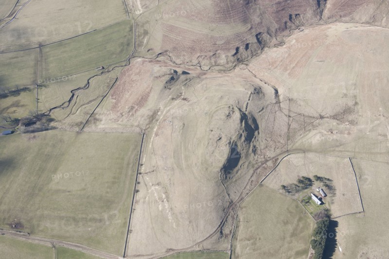 Iron Age defended settlement and Romano-British settlement on Gallow Law, Northumberland, 2015. Creator: Historic England.