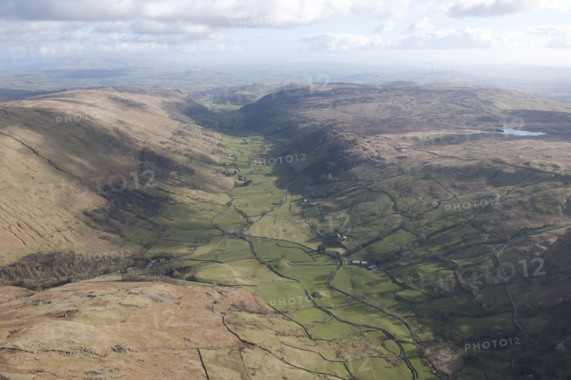 Longsleddale from the north, Cumbria, 2015. Creator: Historic England.