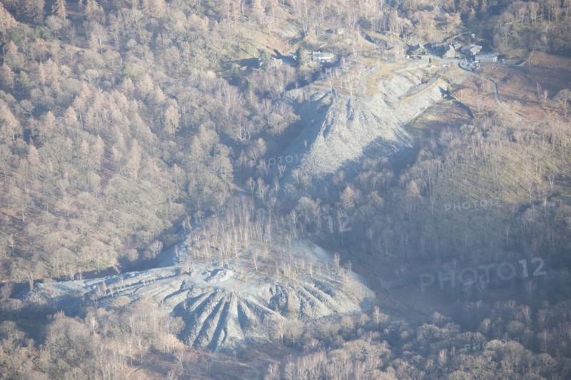 Spoil heaps, Hodge Close Quarry, Cumbria, 2015. Creator: Historic England.