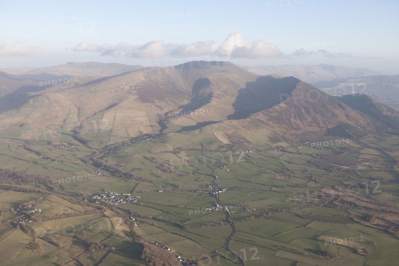 Skiddaw from the north-west, Cumbria, 2015. Creator: Historic England.