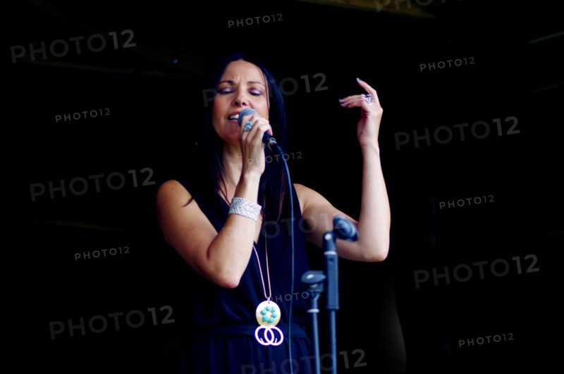 Jo Harrop, Jo Harrop Quartet, Listening Room Jazz, Three Horseshoes, Knockholt, Kent, July 2021. Creator: Brian O'Connor.