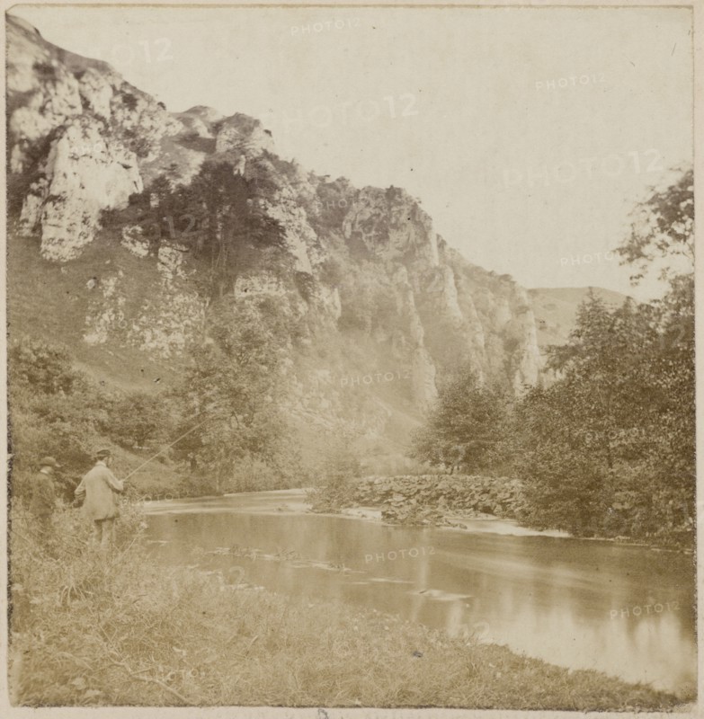 Tissington Spires, Dovedale, Tissington and Lea Hall, Derbyshire Dales, Derbyshire, 1860s-1870s. Creator: Unknown.