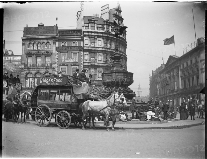 Shaftesbury Memorial Fountain, Piccadilly Circus, City of Westminster, London, 1895-1905. Creator: Charles William  Prickett.
