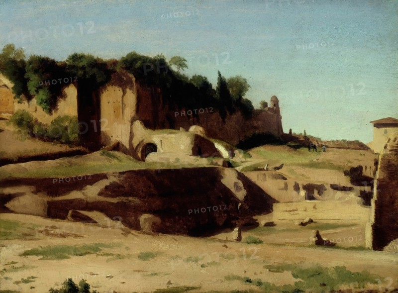 The Imperial Palace on the Palatine, Rome, 1834. Creator: Paul Flandrin.