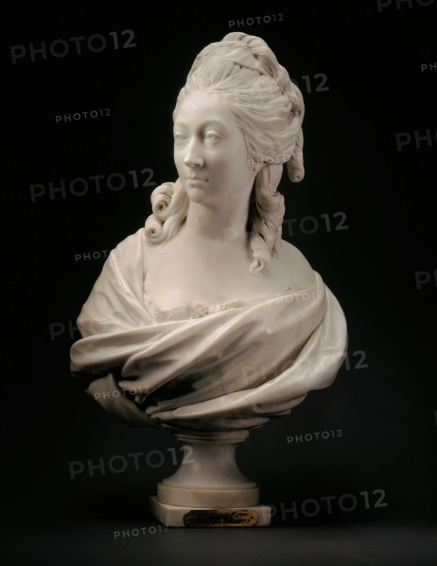 Bust of Anne-Marie-Louise Thomas de Domangeville de Sérilly, Comtesse de Pange, 1780. Creator: Jean-Antoine Houdon.