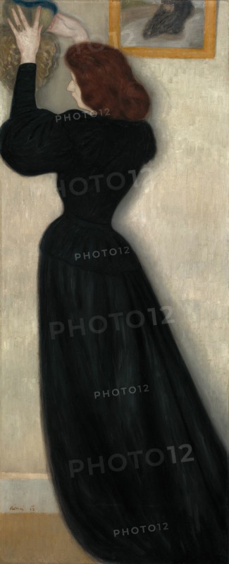 Slender Woman with Vase, 1894. Creator: Jozsef Rippl-Ronai.