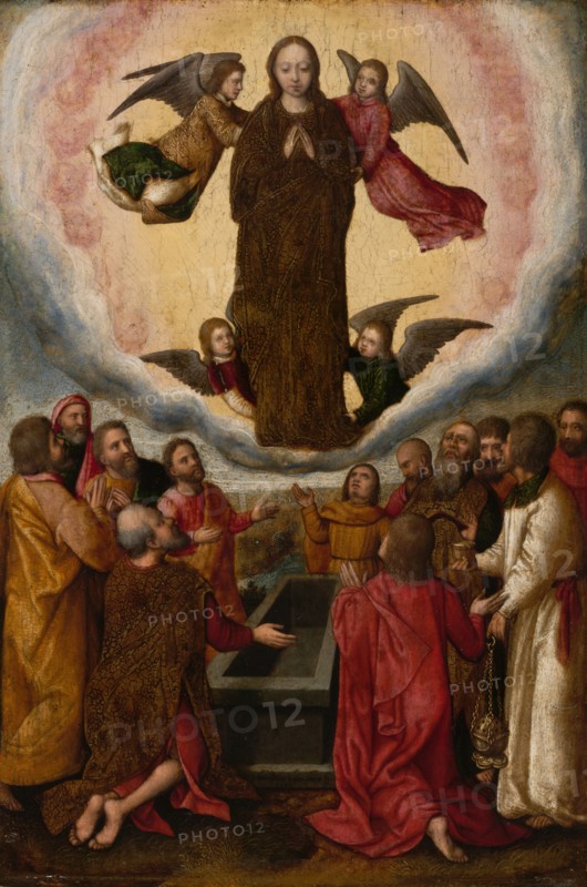 Assumption of the Virgin, 16th century. Creator: Marcellus Coffermans.