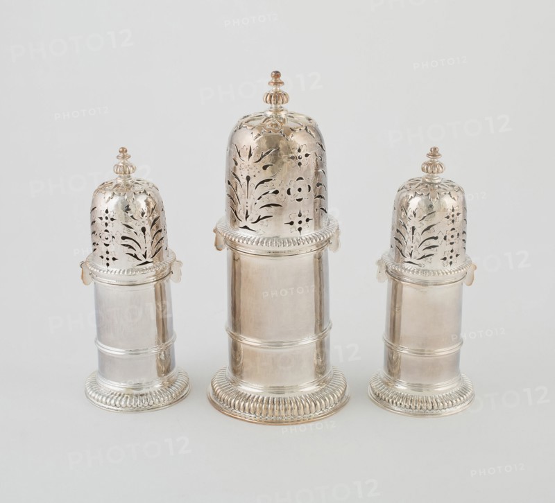 Three Casters, London, 1701/02. Creator: Alice Sheene.