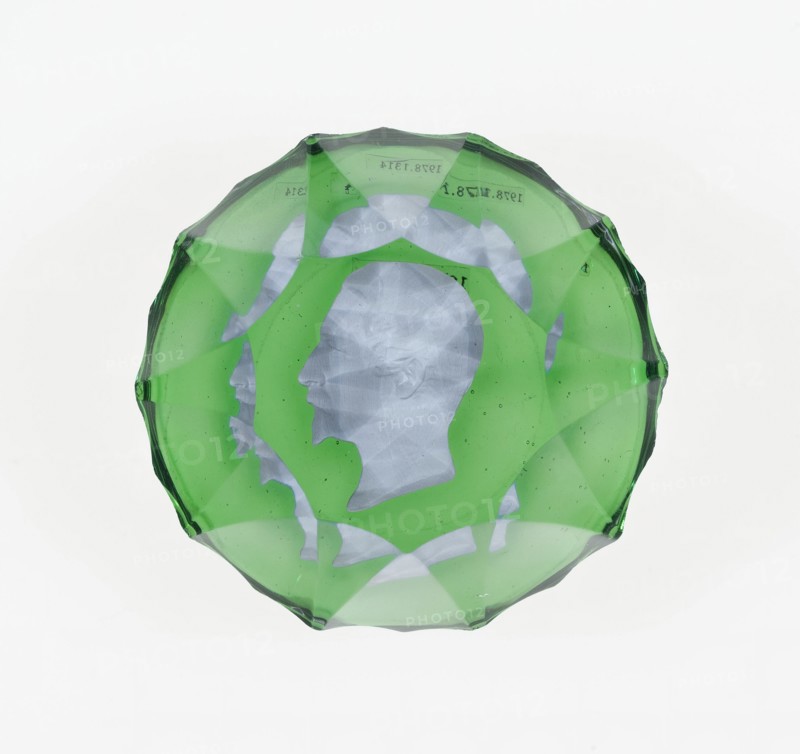 Paperweight, Lunéville, c. 1846-55. Creator: Baccarat Glasshouse.