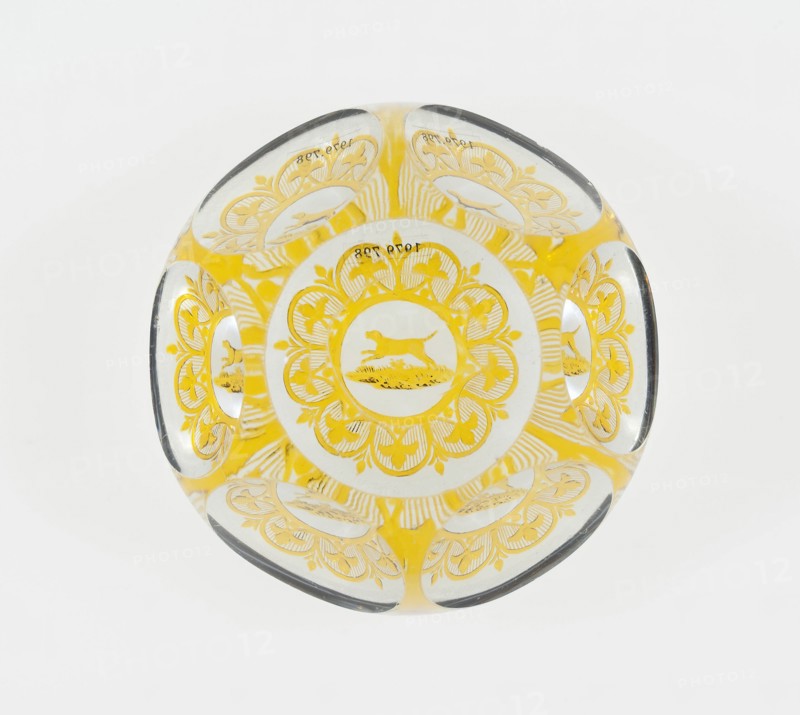 Paperweight, Lunéville, c. 1848-60. Creator: Baccarat Glasshouse.