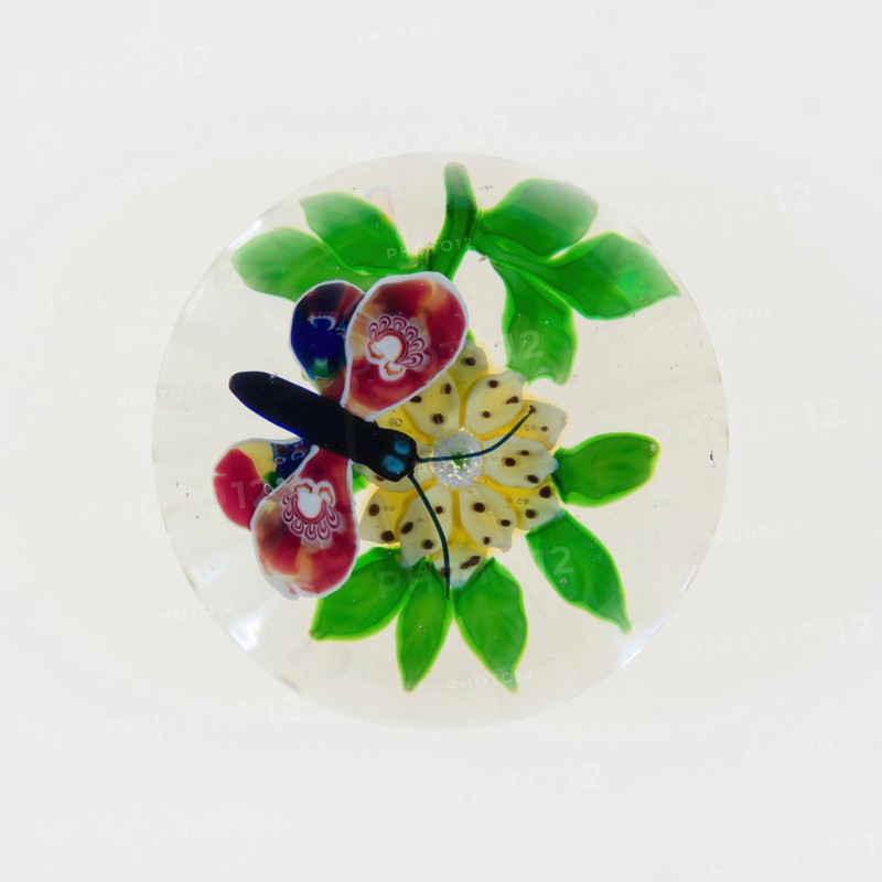 Paperweight, Lunéville, c. 1848-55. Creator: Baccarat Glasshouse.