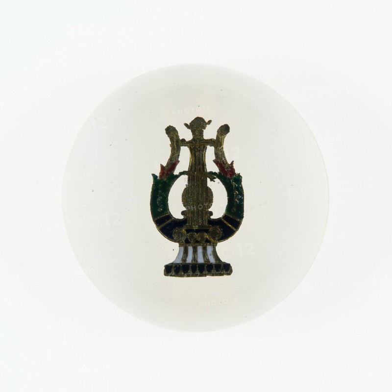 Paperweight, Lunéville, c. 1846-55. Creator: Baccarat Glasshouse.