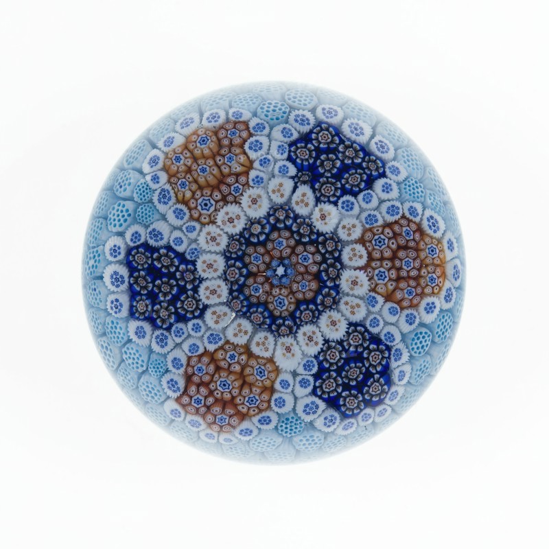 Paperweight, Lunéville, c. 1846-55. Creator: Baccarat Glasshouse.