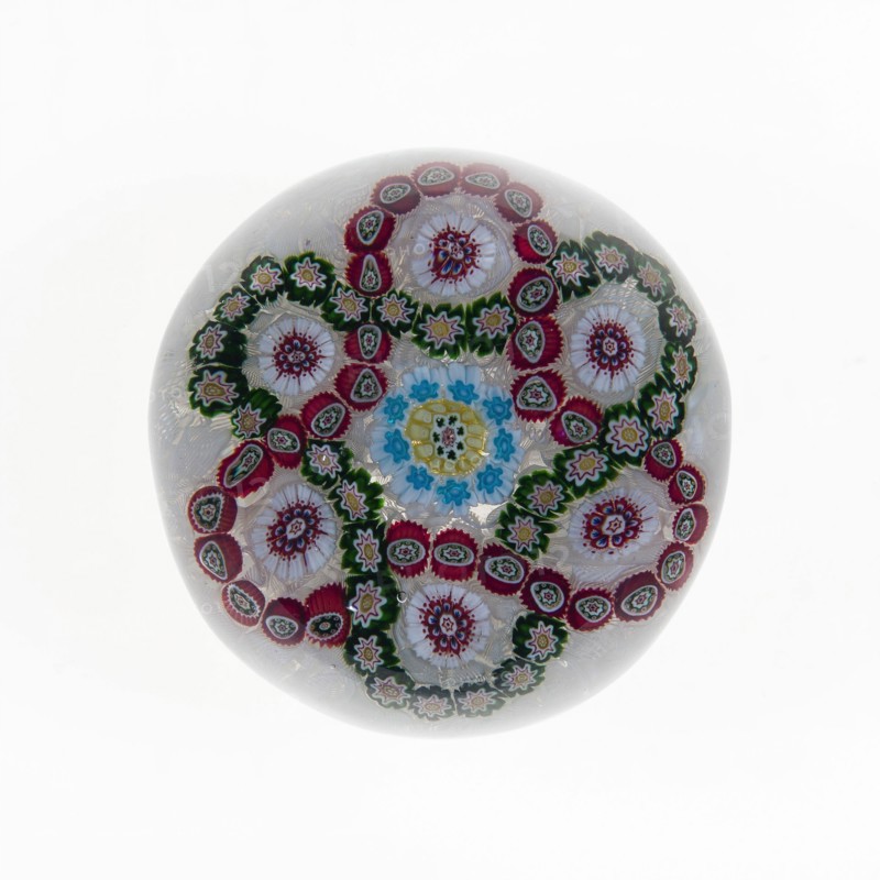 Paperweight, Lunéville, c. 1846-55. Creator: Baccarat Glasshouse.