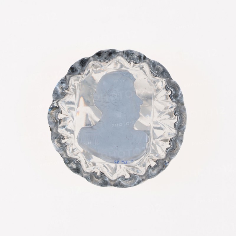 Paperweight, Lunéville, c. 1846-55. Creator: Baccarat Glasshouse.