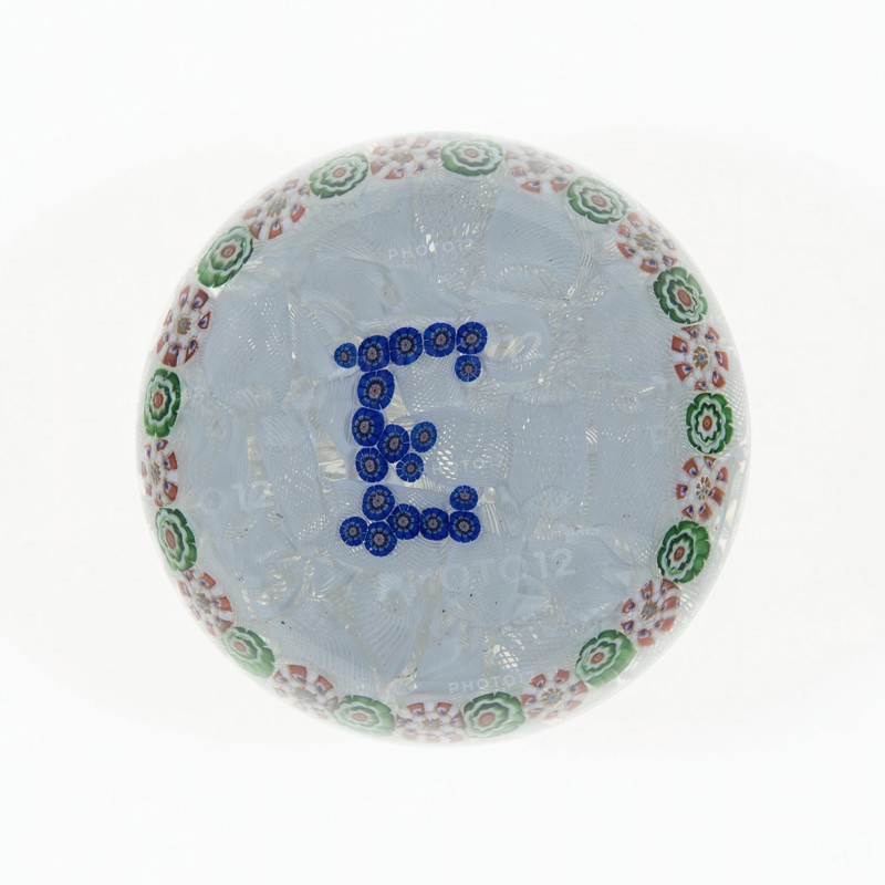 Paperweight, Lunéville, c. 1846-55. Creator: Baccarat Glasshouse.