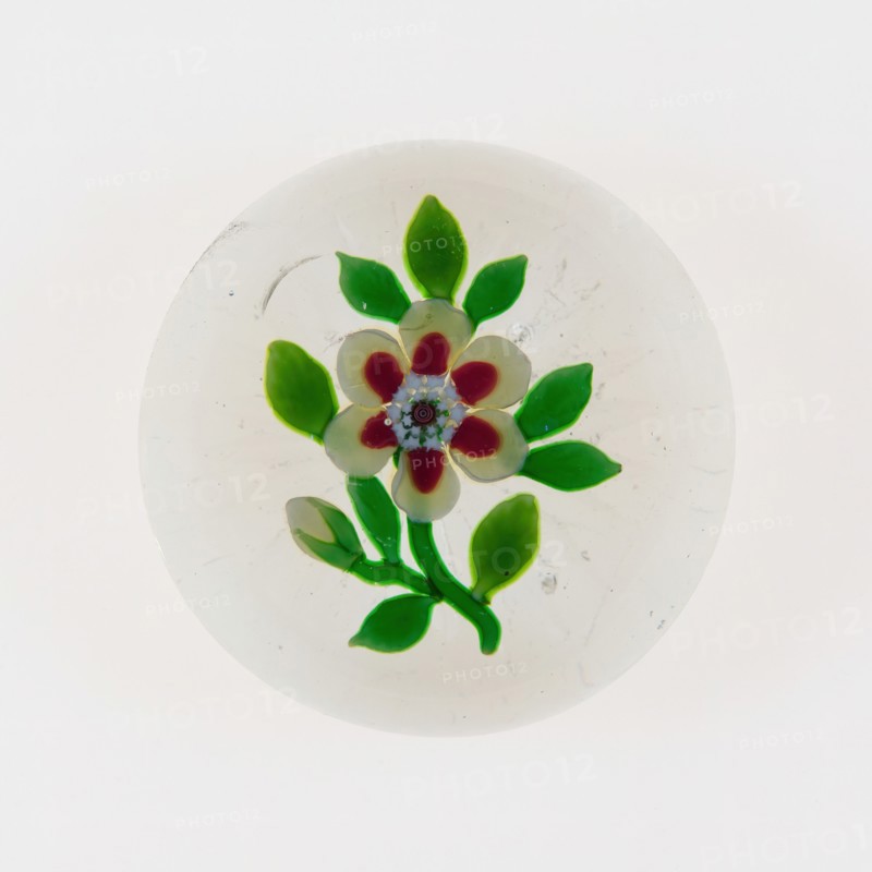 Paperweight, Baccarat, c. 1848-55. Creator: Baccarat Glasshouse.