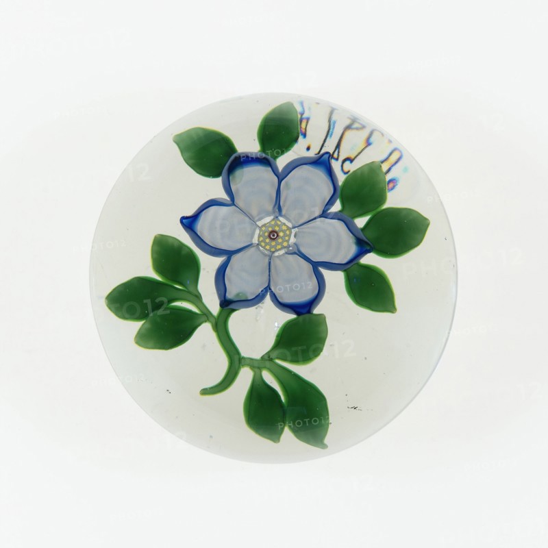 Paperweight, Baccarat, c. 1845-60. Creator: Baccarat Glasshouse.