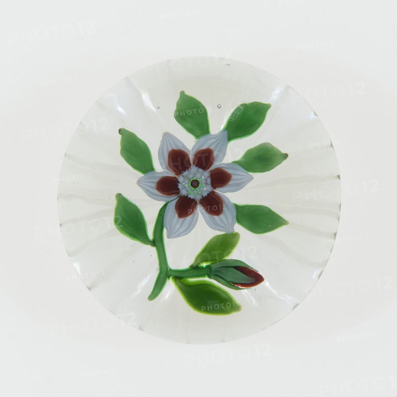 Paperweight, Baccarat, c. 1845-60. Creator: Baccarat Glasshouse.