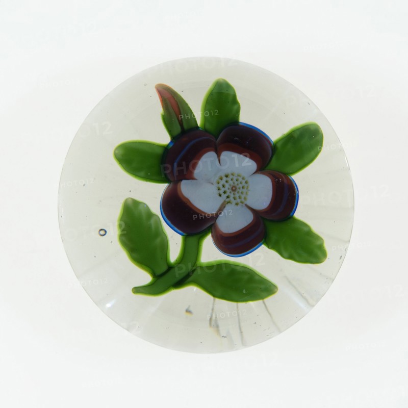 Paperweight, Baccarat, c. 1845-60. Creator: Baccarat Glasshouse.