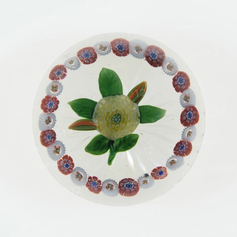 Paperweight, Baccarat, c. 1845-60. Creator: Baccarat Glasshouse.