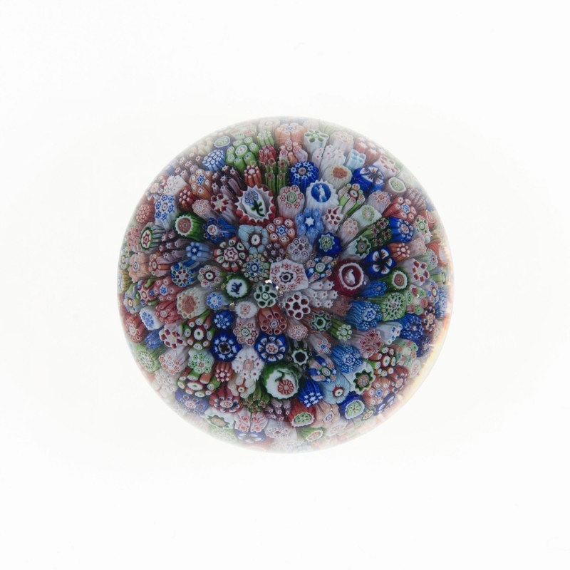 Paperweight, France, c. 1845/60. Creator: Baccarat Glasshouse.