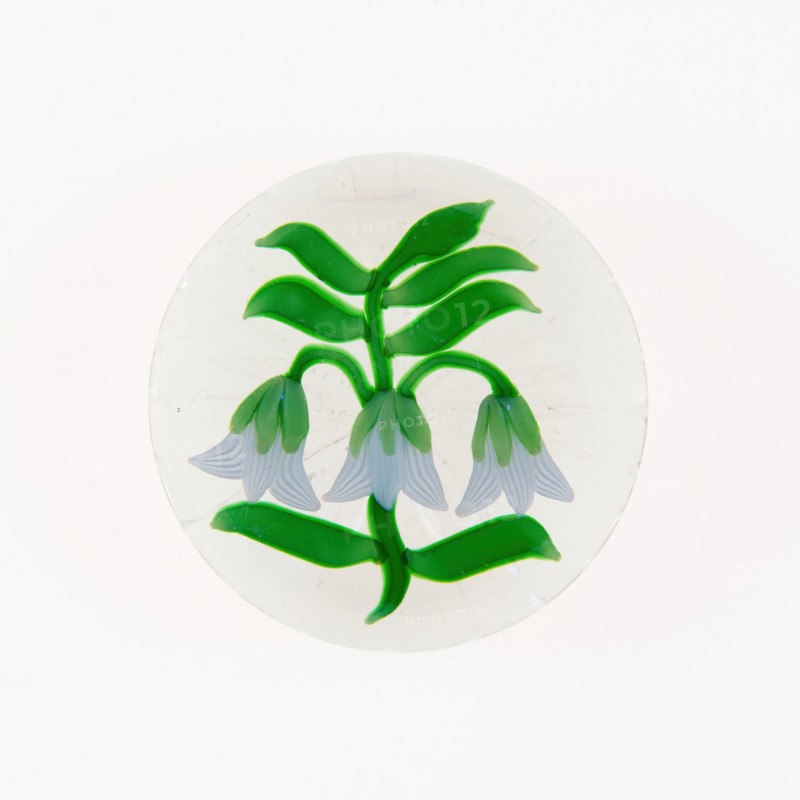 Paperweight, France, c. 1845/60. Creator: Baccarat Glasshouse.