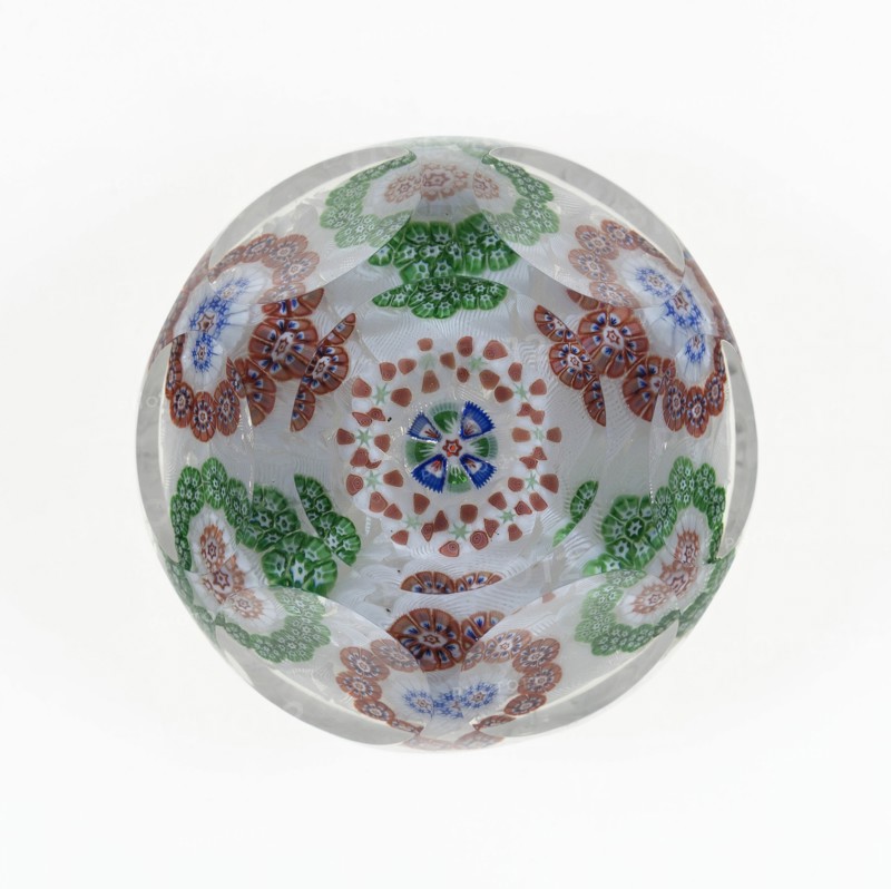 Paperweight, Baccarat, c. 1845-60. Creator: Baccarat Glasshouse.