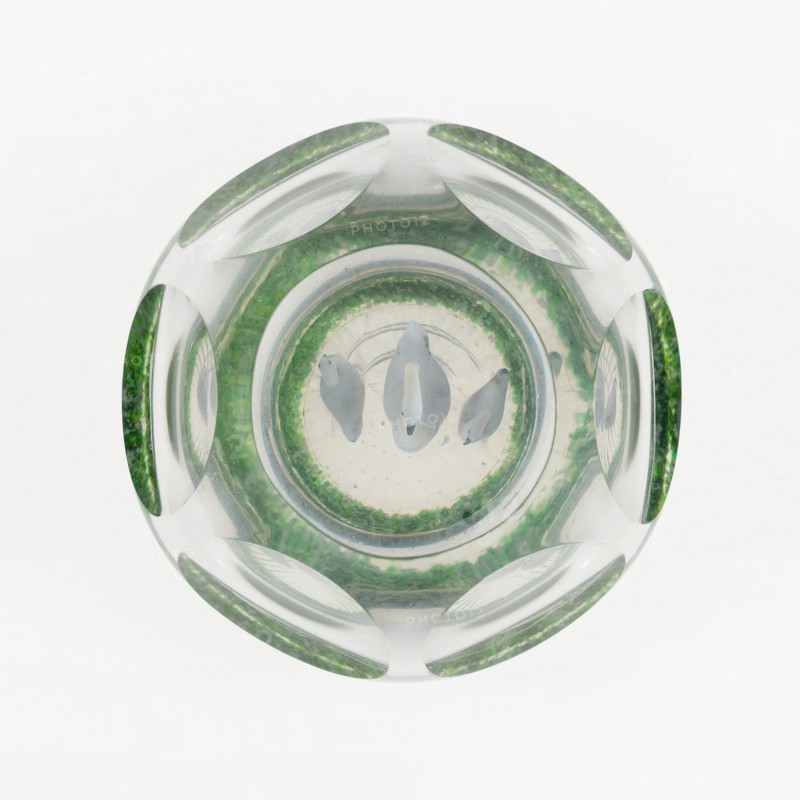 Paperweight, , 19th century. Creator: Baccarat Glasshouse.