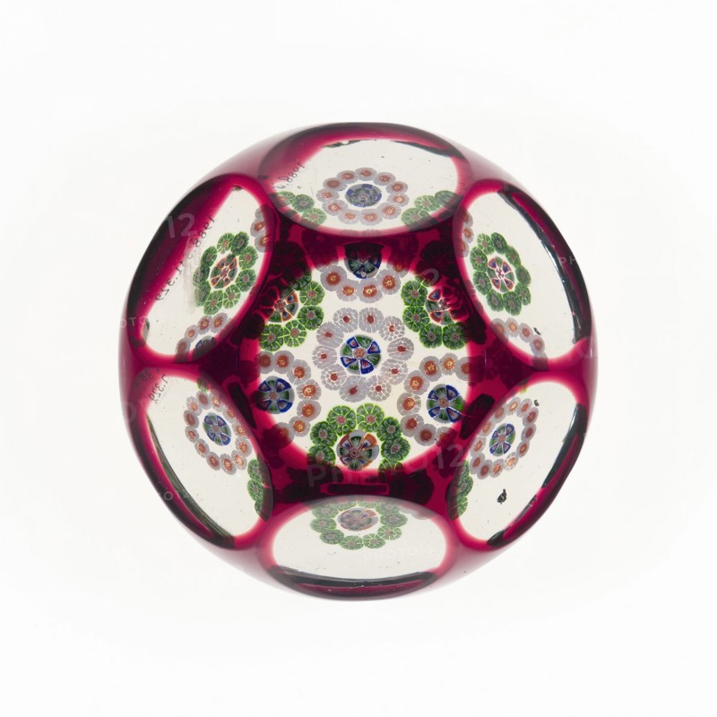 Paperweight, France, 19th century. Creator: Baccarat Glasshouse.