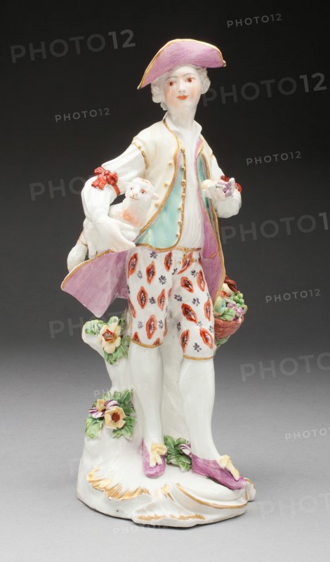 Street Seller, Derby, c. 1765. Creator: Derby Porcelain Manufactory England.