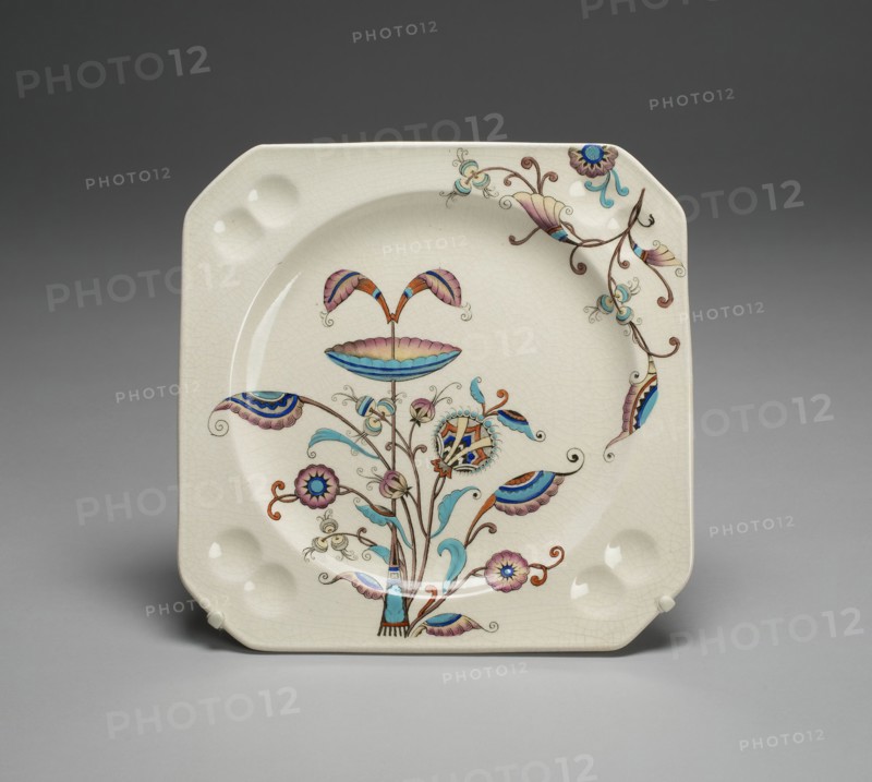 Plate, Hanley, c. 1886. Creator: Christopher Dresser.