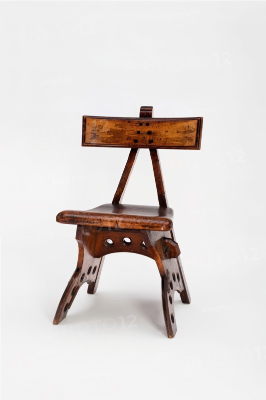 Side Chair, England, c. 1870. Creator: Edward Welby Pugin.