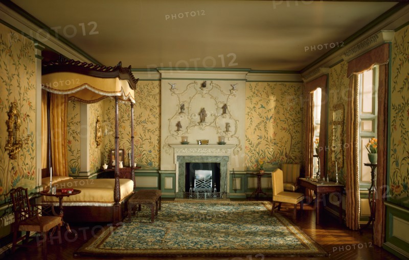 E-8: English Bedroom of the Georgian Period, 1760-75, United States, c. 1937. Creator: Narcissa Niblack Thorne.