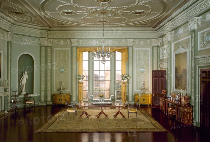 E-10: English Dining Room of the Georgian Period, 1770-90, United States, c. 1937. Creator: Narcissa Niblack Thorne.