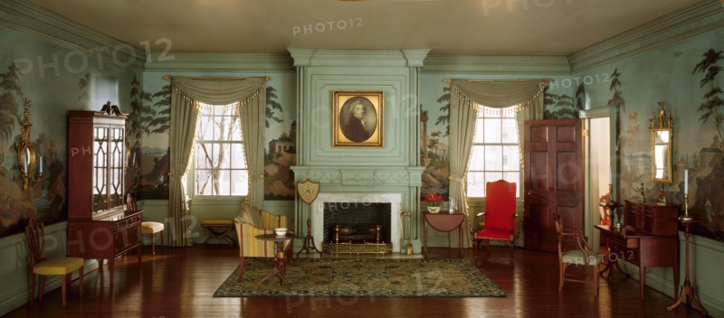 A9: Massachusetts Parlor, 1818, United States, c. 1940. Creator: Narcissa Niblack Thorne.