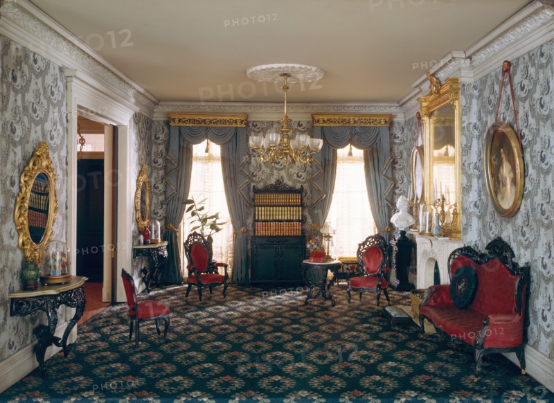 A15: New York Parlor, 1850-70, United States, c. 1940. Creator: Narcissa Niblack Thorne.