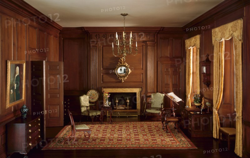 A25: Virginia Drawing Room, 1755, United States, c. 1940. Creator: Narcissa Niblack Thorne.